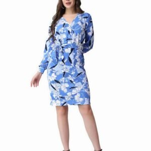 Azure Blue Bodycone Dress