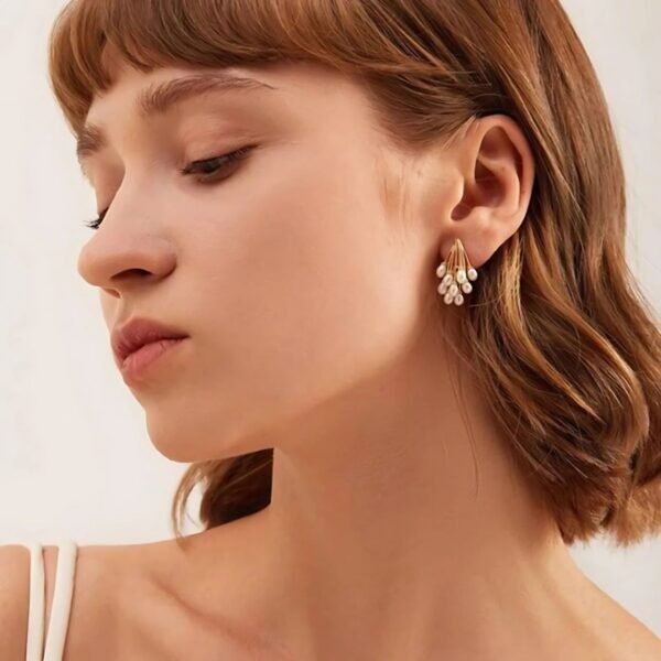 Peacock Pearl Earrings