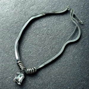 Hip-hop Style Double-layer Necklace